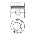 Piston KOLBENSCHMIDT 92581610