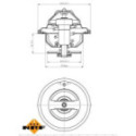 Thermostat, coolant NRF 725186