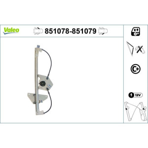 Стеклоподъемник VALEO 851078