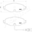 Brake Pad Set, disc brake ASHIKA 50-00-0907
