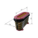 Ilmansuodatin BOSCH F 026 400 689