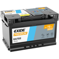 Стартерная аккумуляторная батарея EXIDE EA722