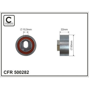 Seade-/juhtrull,hammasrihm CAFFARO 500282