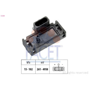 Sensor, intake manifold pressure FACET 10.3001