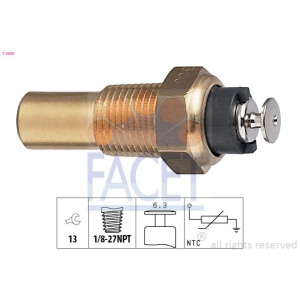 Sensor, coolant temperature FACET 7.3005
