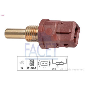 Sensor, coolant temperature FACET 7.3248