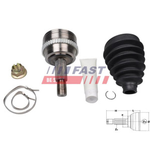 Joint Kit, drive shaft FAST FT25092K