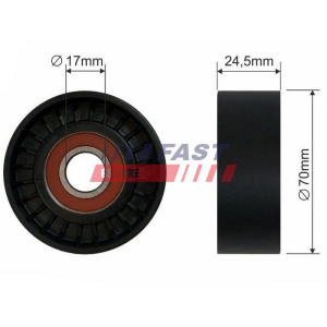 Pingutusrull,soonrihm FAST FT44570