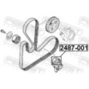 Kiristysrulla, moniurahihna FEBEST 2487-001