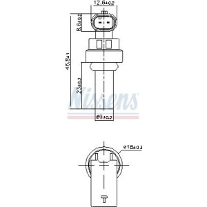 Andur,Jahutusvedeliku temp. NISSENS 207035