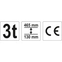 YT-17211 tungraud/ratastel 3000kg H89-359mm YATO