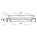 Shaft Seal, automatic transmission FEBEST 95JAS-37621017R