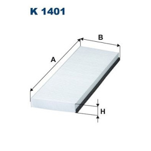 Suodatin, sisäilma FILTRON K 1401
