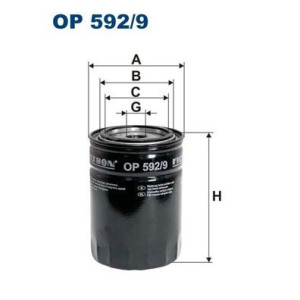Масляный фильтр FILTRON OP 592/9