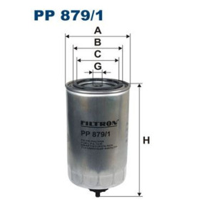 Polttoainesuodatin FILTRON PP 879/1