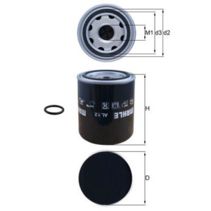 Air Dryer Cartridge, compressed-air system MAHLE AL 12