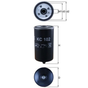 Топливный фильтр MAHLE KC 102