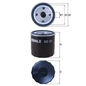 Õlifilter MAHLE OC 21