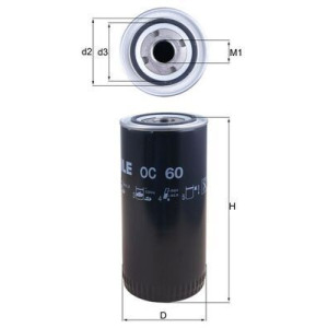 Oil Filter MAHLE OC 60