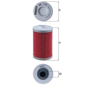 Oil Filter MAHLE OX 115