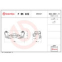 Комплект поддержки корпуса скобы тормоза BREMBO F BK 020
