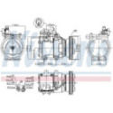 Compressor, air conditioning NISSENS 89274