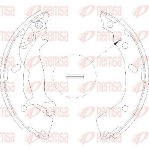 Brake Shoe REMSA 4193.00
