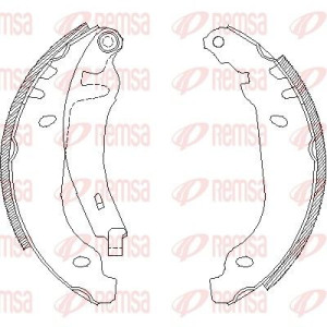 Brake Shoe REMSA 4506.01