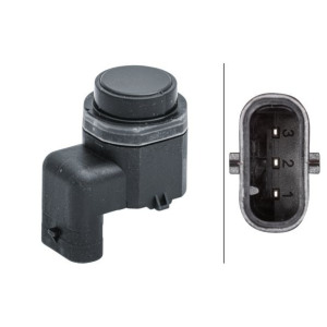 Sensor, park distance control HELLA 6PX 358 141-281