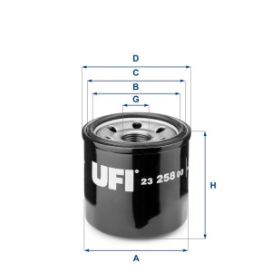 Õlifilter UFI 23.258.00
