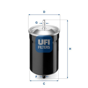 Fuel Filter UFI 31.500.00