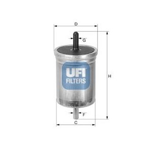 Kütusefilter UFI 31.513.00