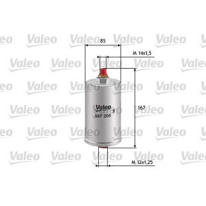 Fuel Filter VALEO 587205