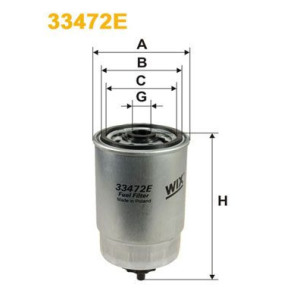 Polttoainesuodatin WIX FILTERS 33472E