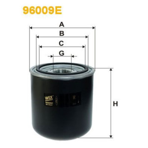 Õhukuivatuspadrun, suruõhusüsteem WIX FILTERS 96009E