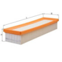 Air Filter MAHLE LX 1451