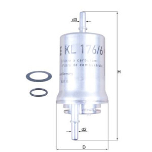Fuel Filter MAHLE KL 176/6D