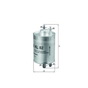 Polttoainesuodatin MAHLE KL 82
