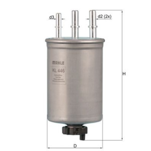 Fuel Filter MAHLE KL 446