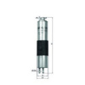 Polttoainesuodatin MAHLE KL 149
