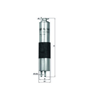 Polttoainesuodatin MAHLE KL 149