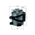 Fuel Filter MAHLE KLH 44/22