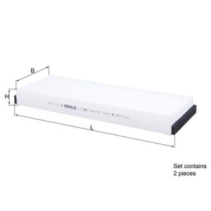 Filter, cabin air MAHLE LA 239/S