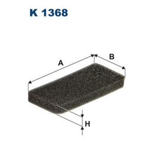 Фильтр, воздух во внутренном пространстве FILTRON K 1368