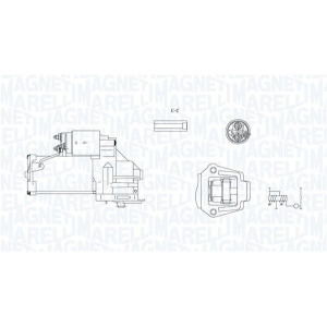 Käynnistinmoottori MAGNETI MARELLI 063721245010