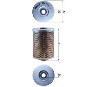 Hydraulic Filter, steering MAHLE HX 5