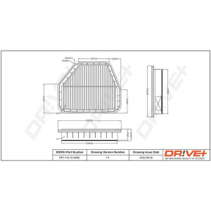 Ilmansuodatin Dr!ve+ DP1110.10.0485