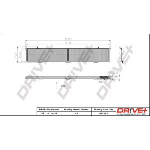 Suodatin, sis&auml;ilma Dr!ve+ DP1110.12.0228