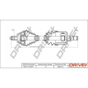 Drive Shaft Dr!ve+ DP2110.10.0040