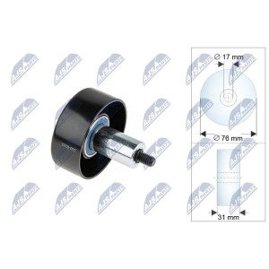 Tensioner Pulley, V-ribbed belt NTY RRK-CH-002